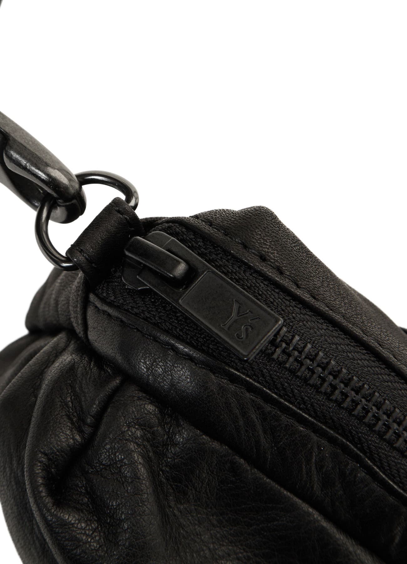WATER STAIN LEATHER 2-WAY MINI POUCH
