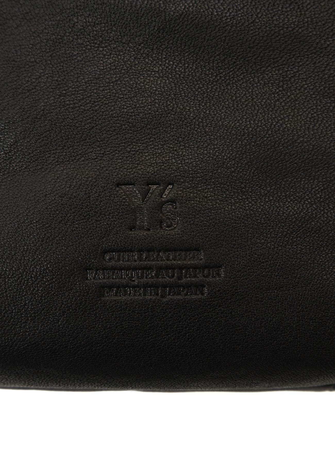 WATER STAIN LEATHER 2-WAY MINI POUCH