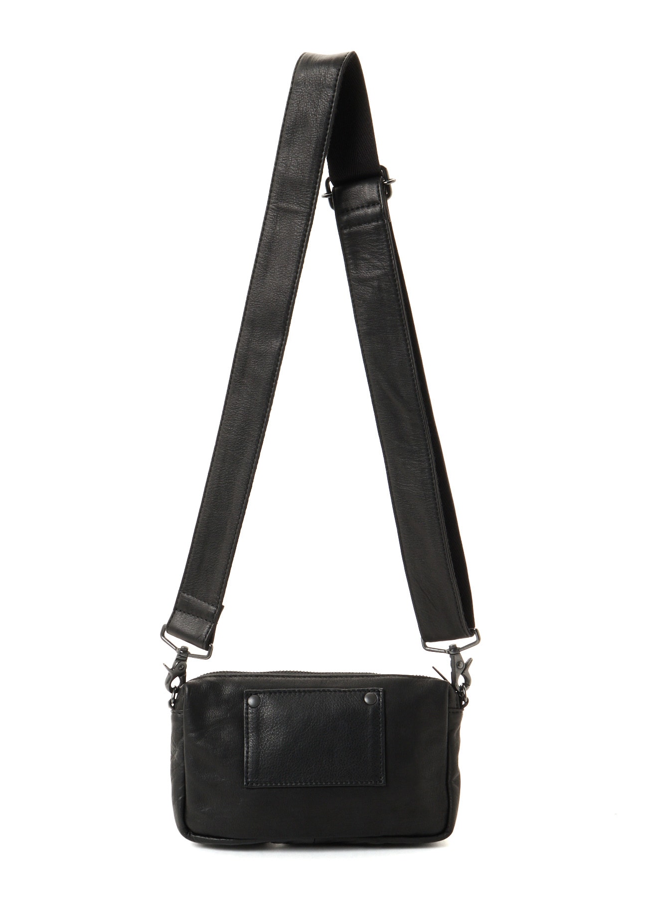 WATER STAIN LEATHER 2-WAY MINI POUCH