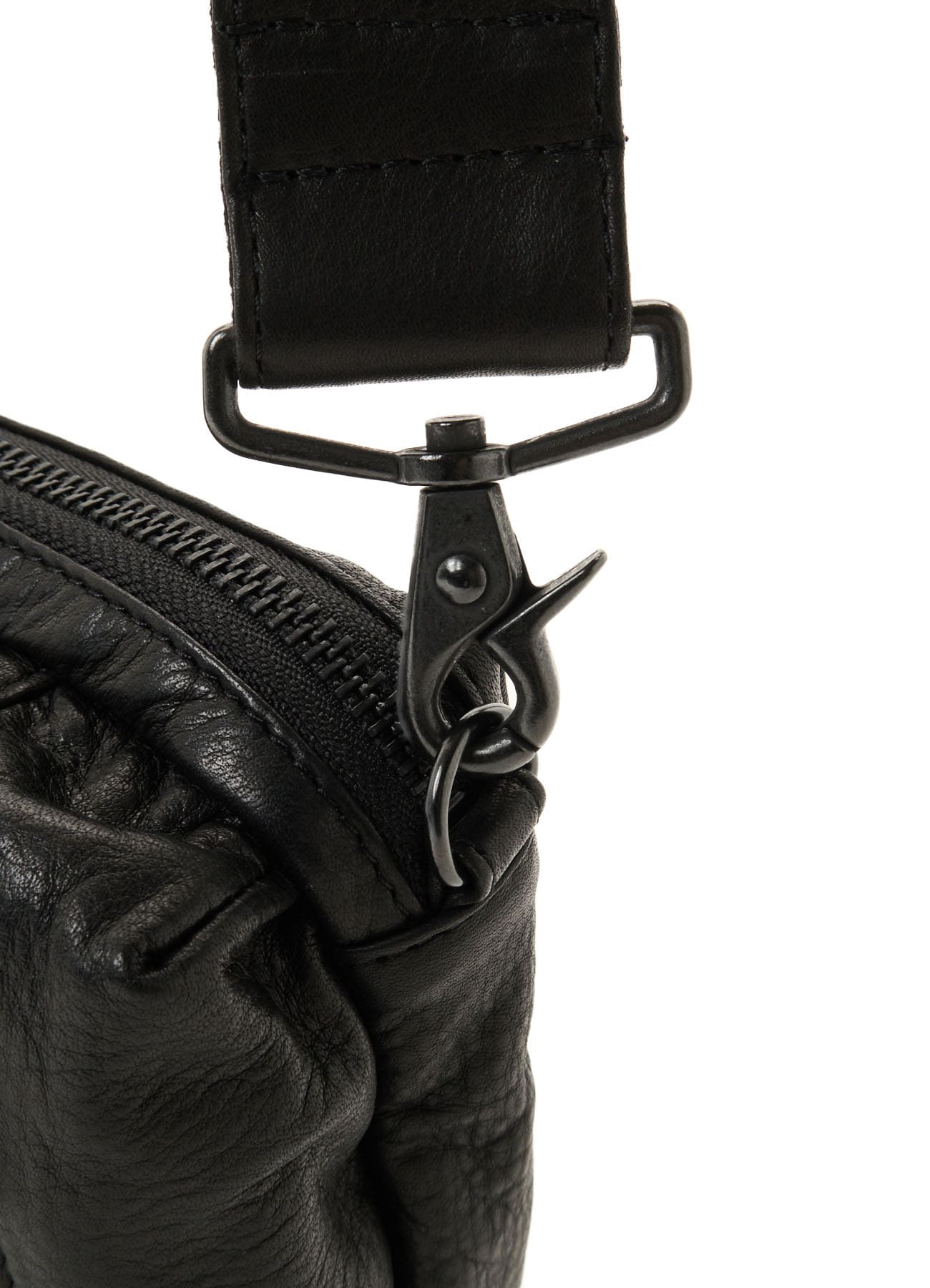 WATER STAIN LEATHER 2-WAY MINI POUCH