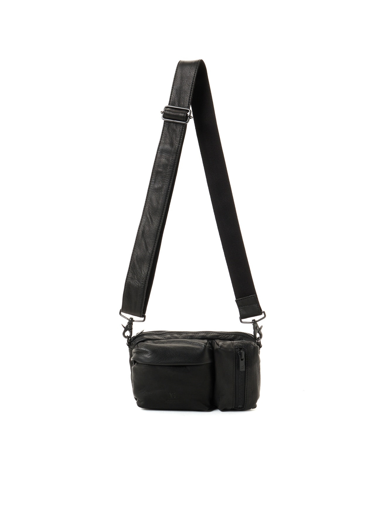 WATER STAIN LEATHER 2-WAY MINI POUCH