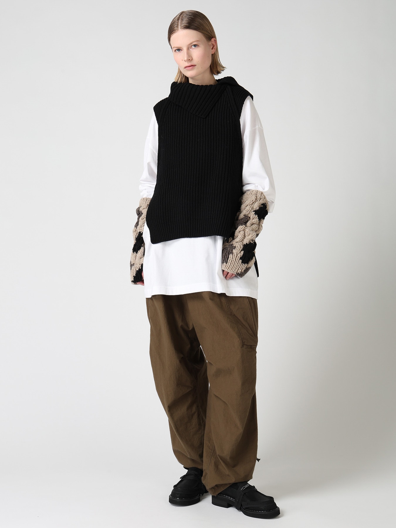 LAMB WOOL KNIT VEST