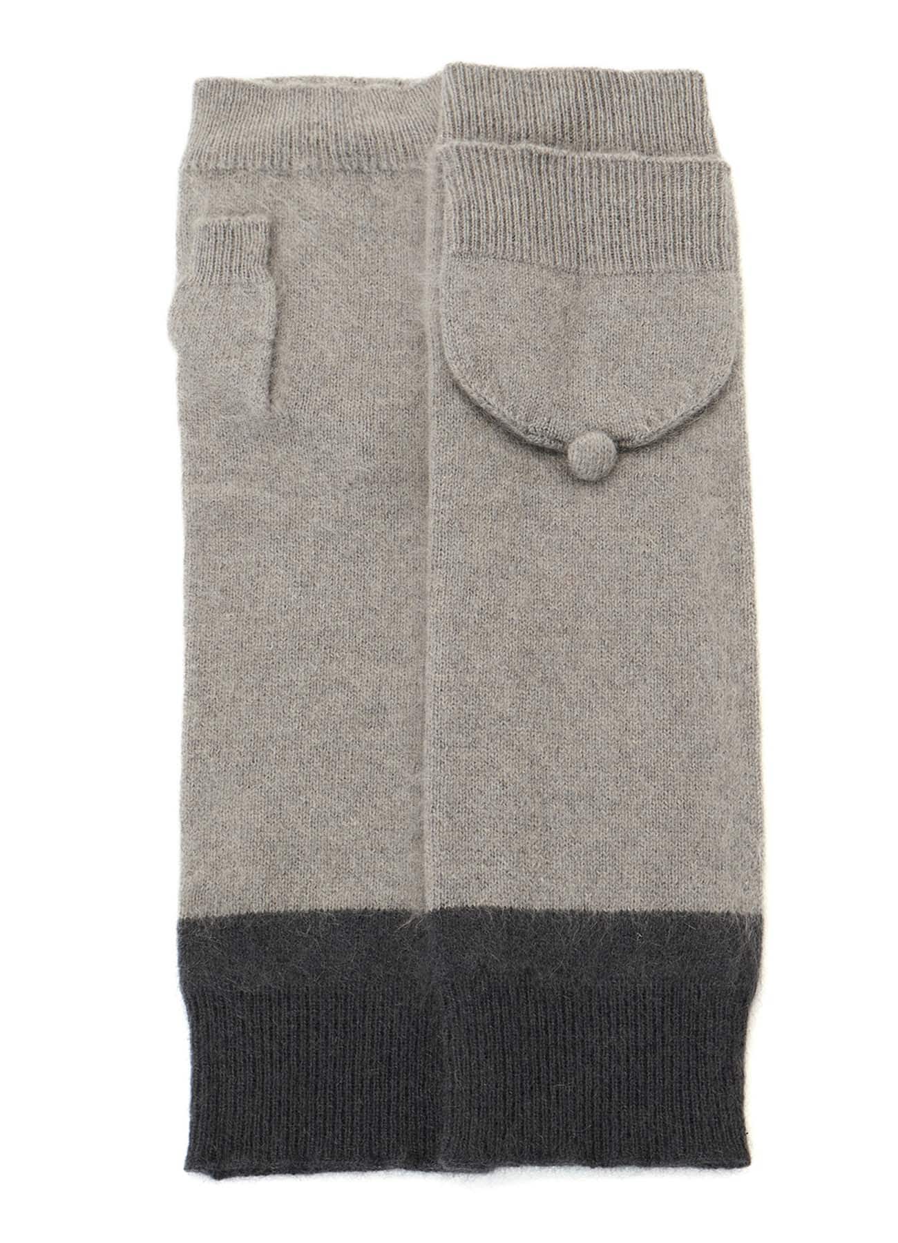 CASHMERE COLOR BLOCKING ARM WARMER