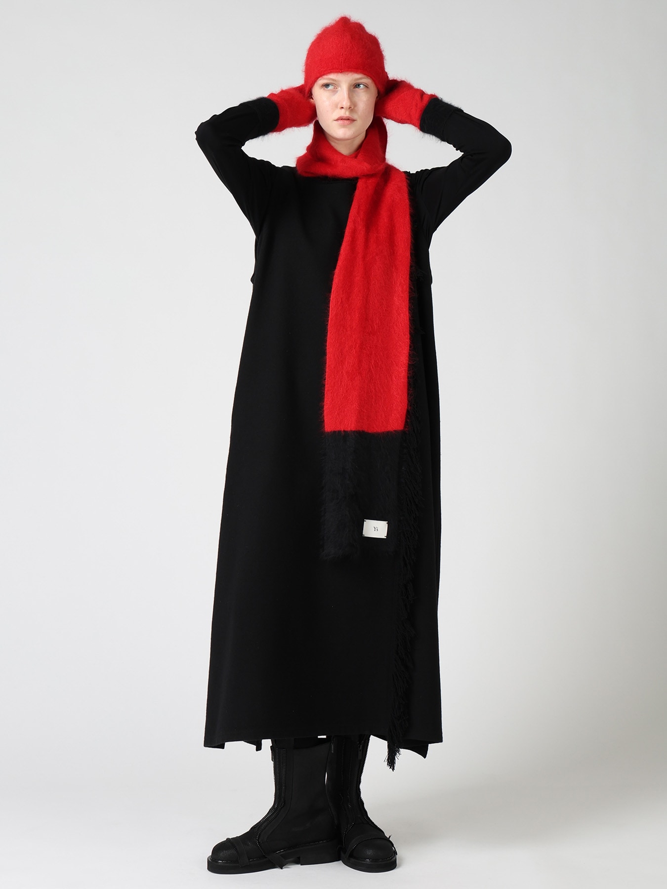 CASHMERE COLOR BLOCKING ARM WARMER