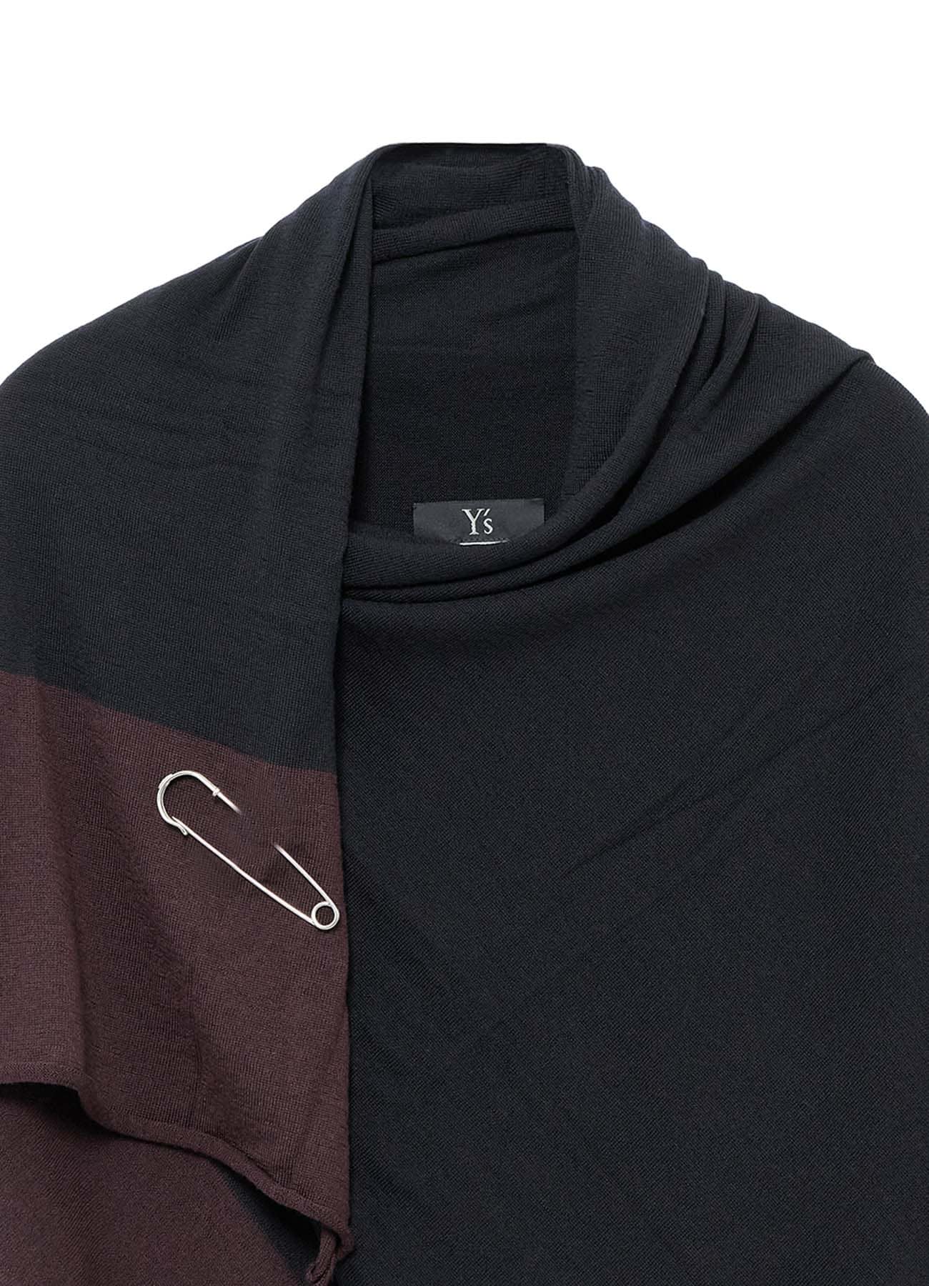 WOOL JERSEY ONE SLEEVE STOLE