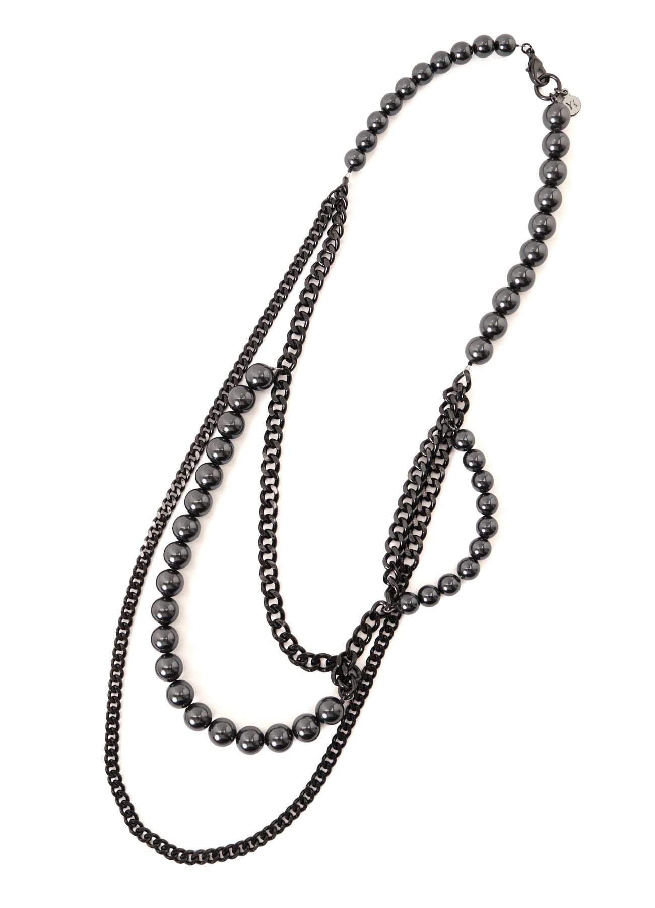 PEARL AND CHAIN NECKLACE