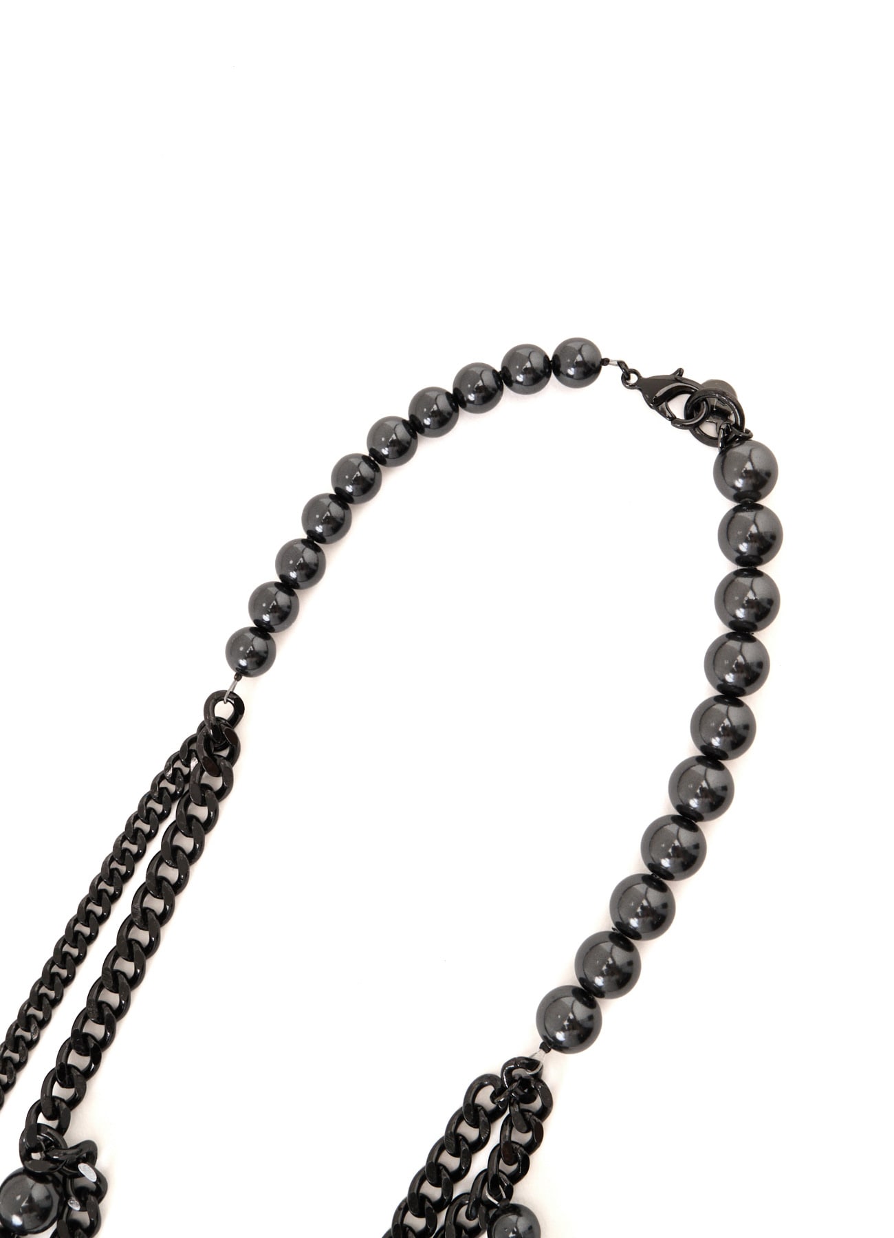 PEARL AND CHAIN NECKLACE