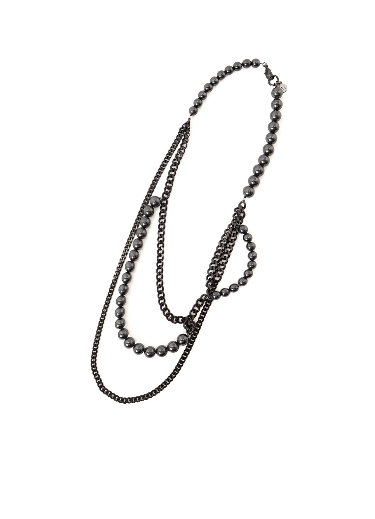 PEARL AND CHAIN NECKLACE