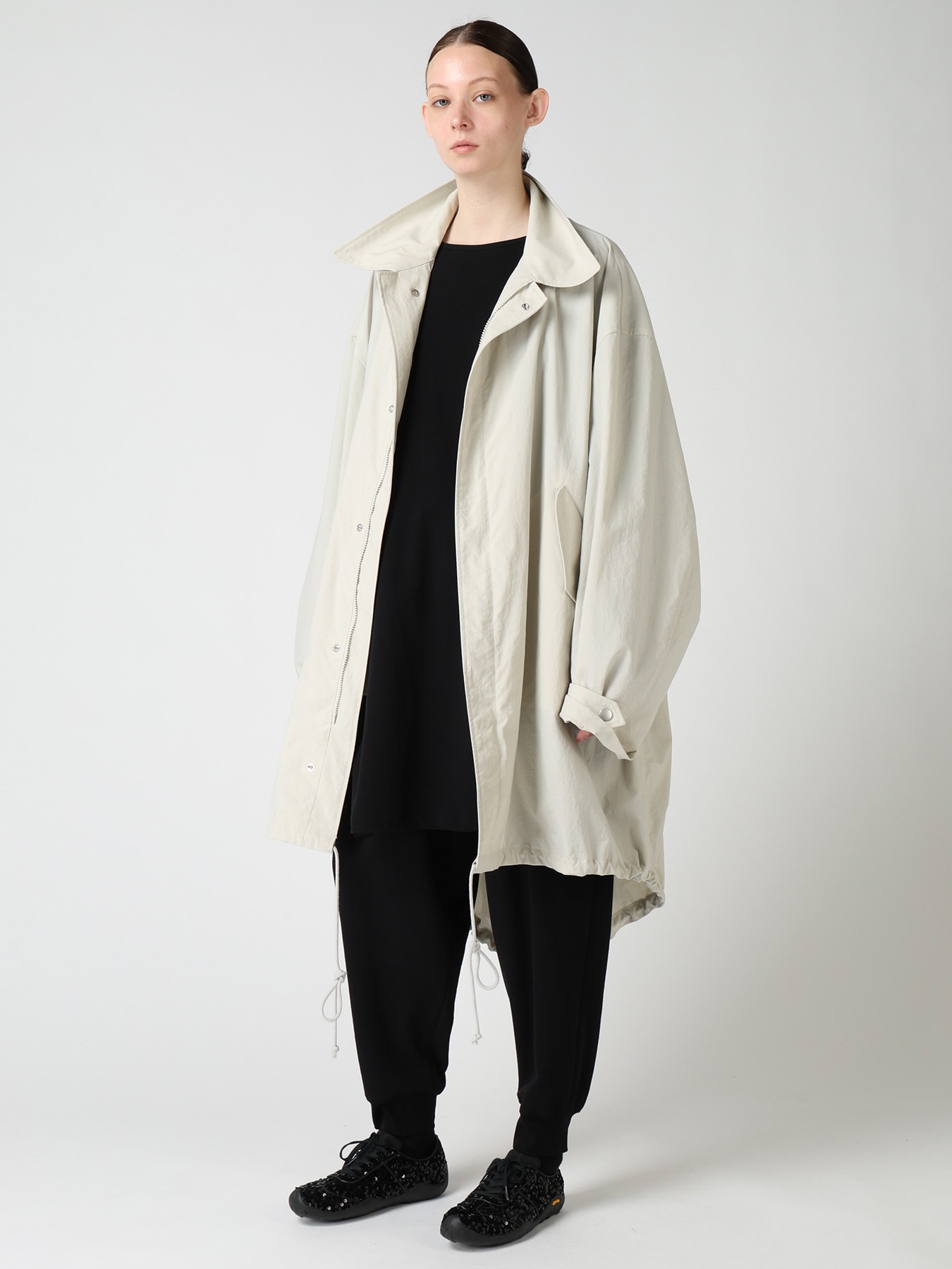 COTTON INLAY PULLOVER
