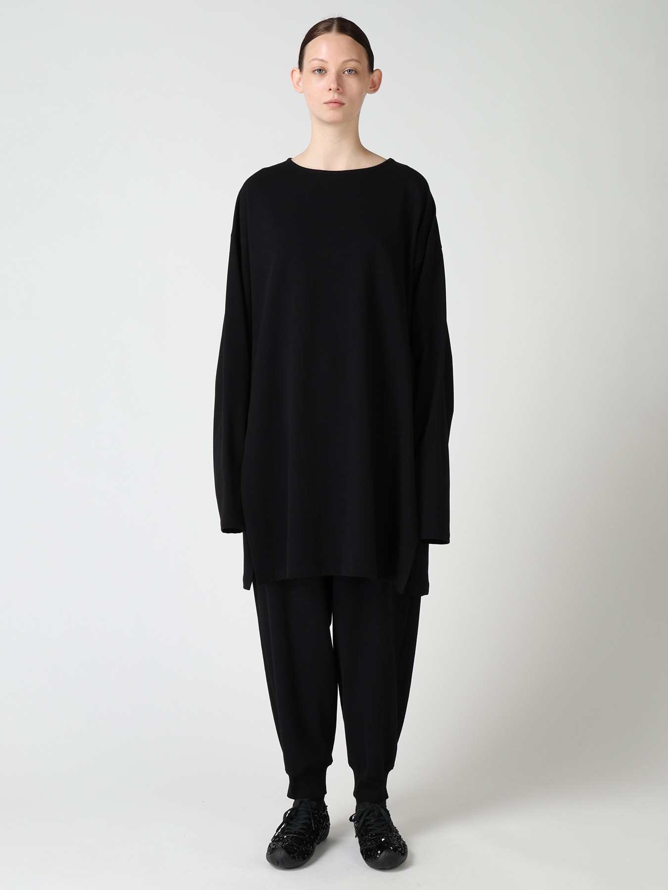 COTTON INLAY PULLOVER