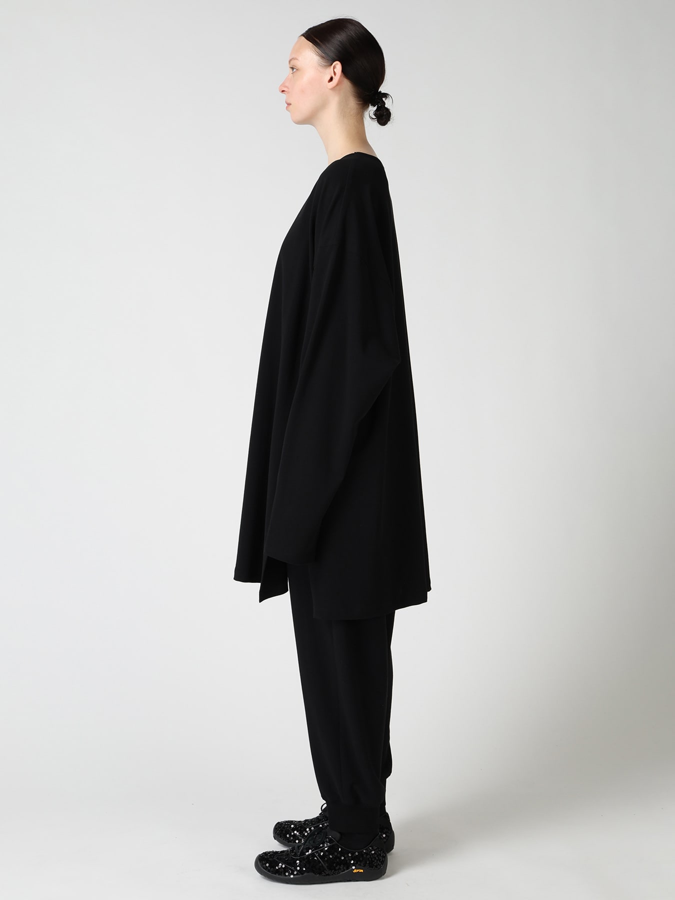 COTTON INLAY PULLOVER