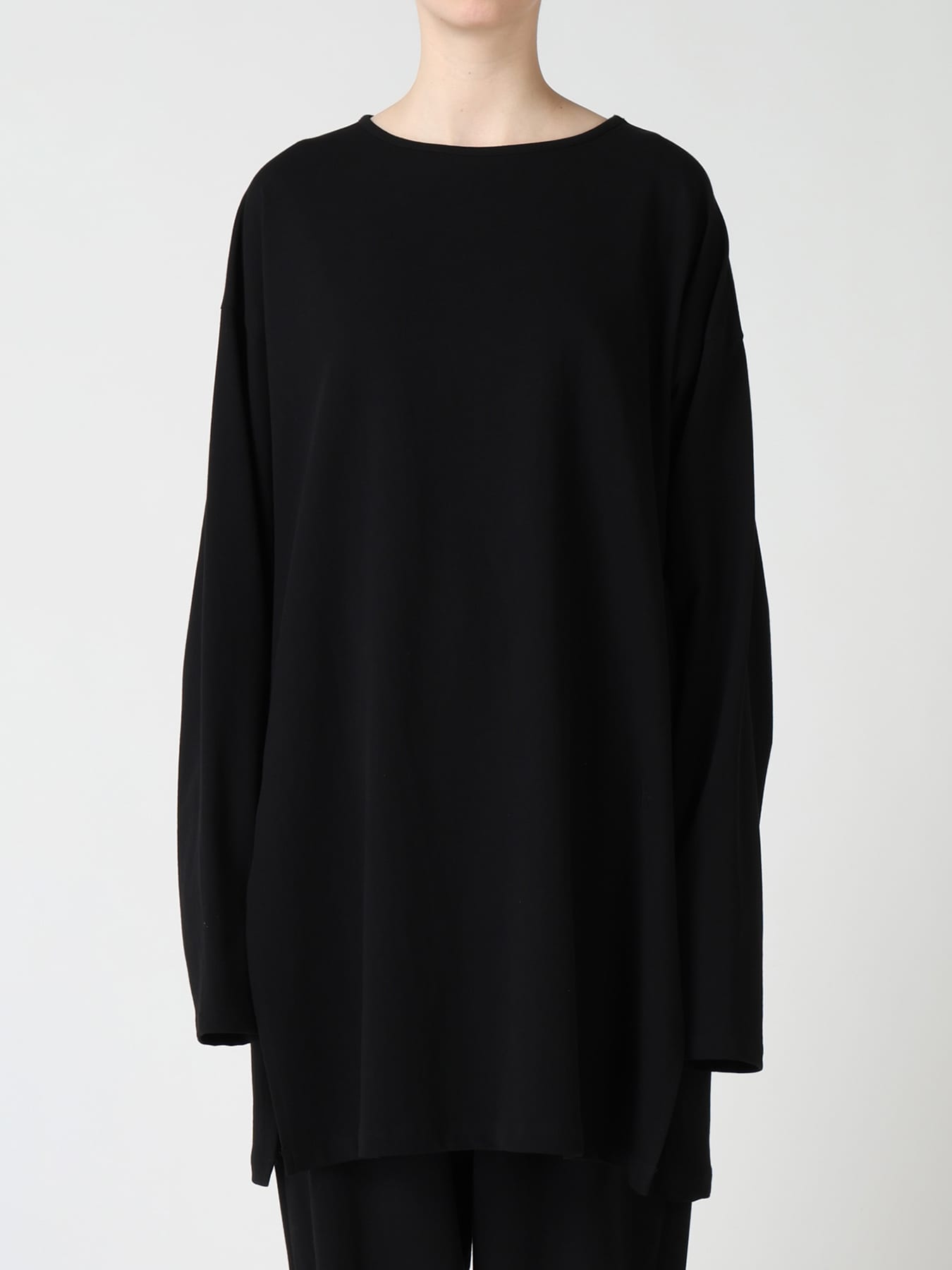 COTTON INLAY PULLOVER