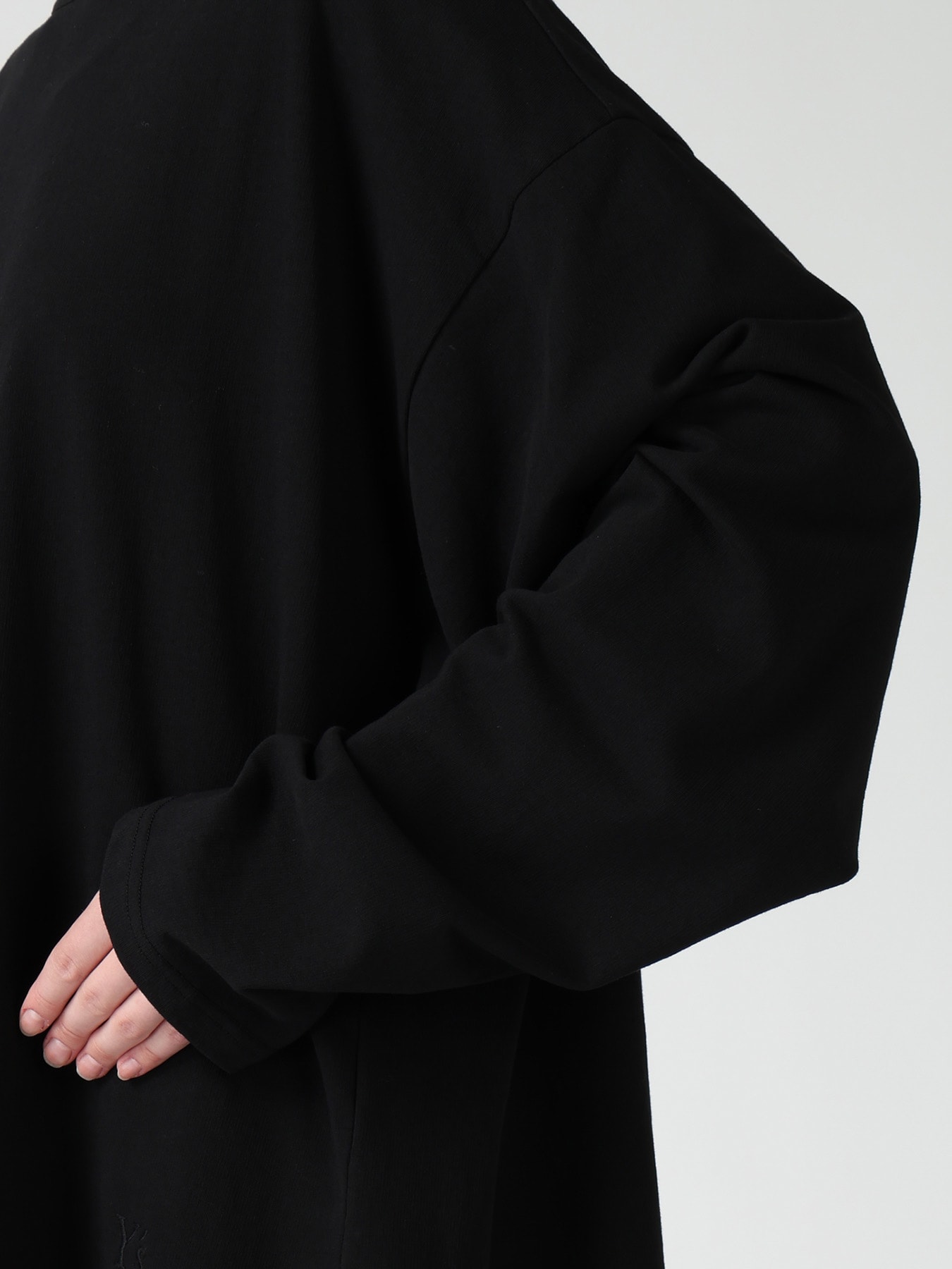 COTTON INLAY PULLOVER