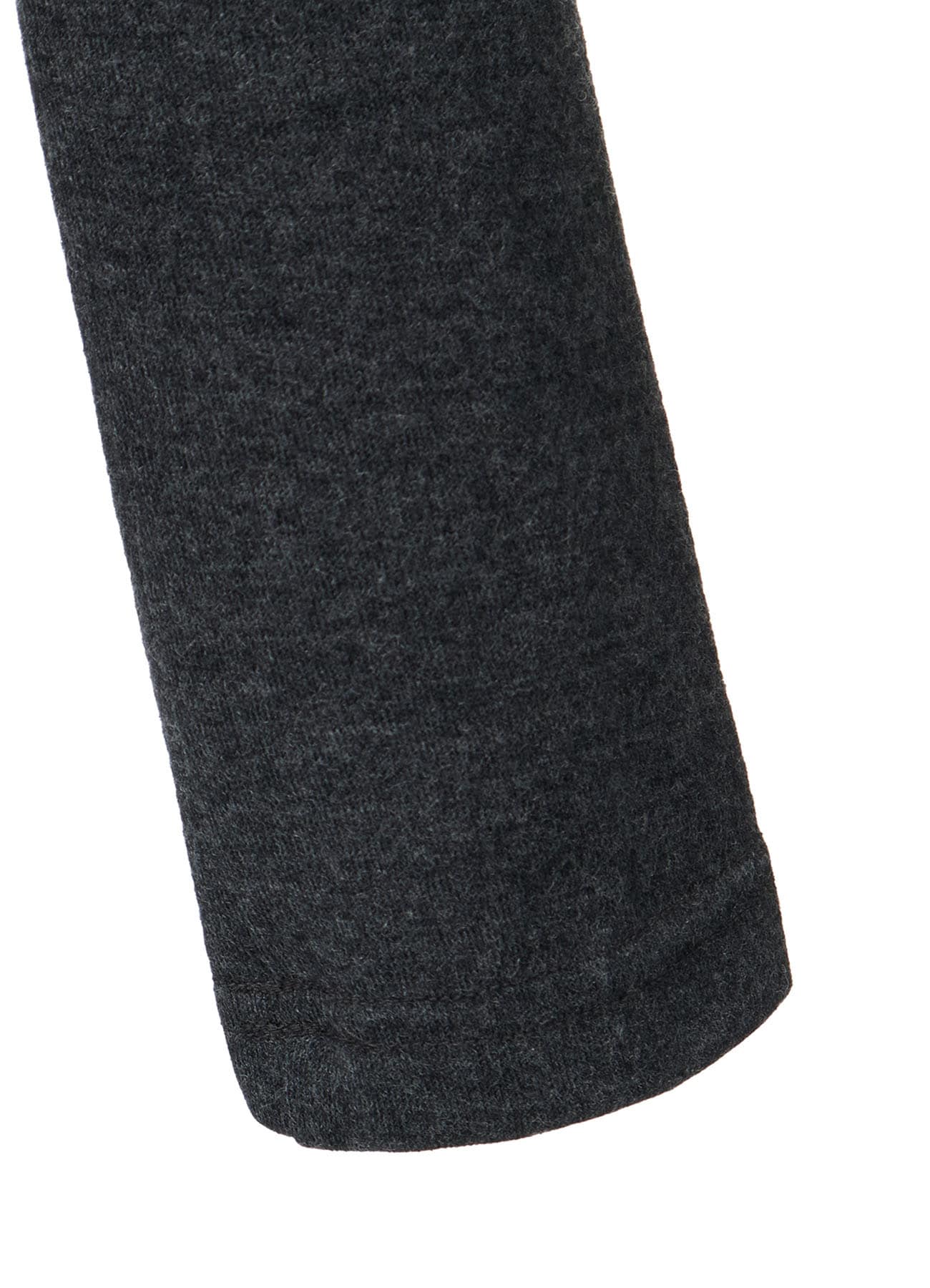 WOOL MILLED WASHABLE JERSEY HIGH NECK PULLOVER