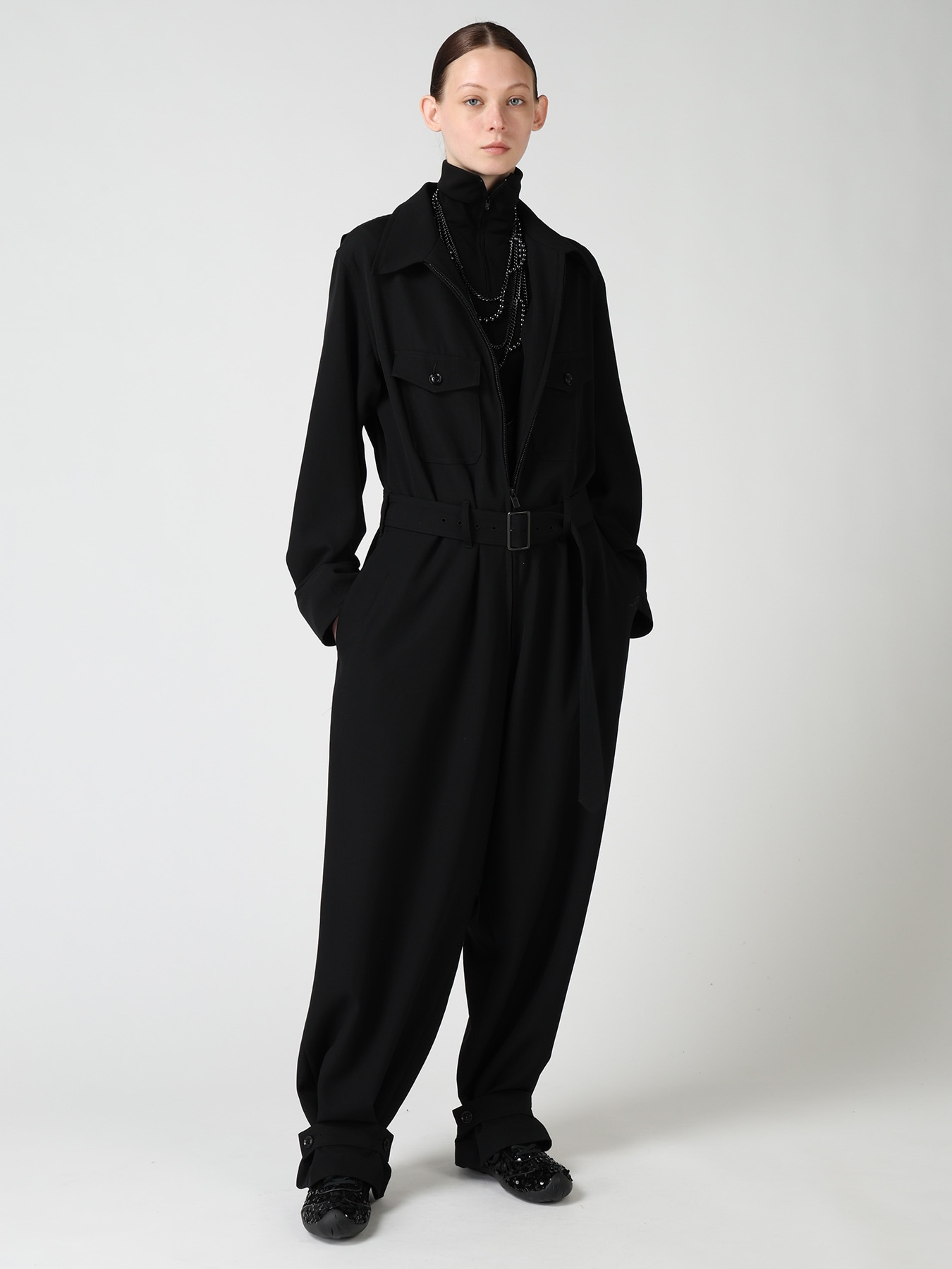 TA/PE DRY ZIP-UP HIGH NECK PULLOVER