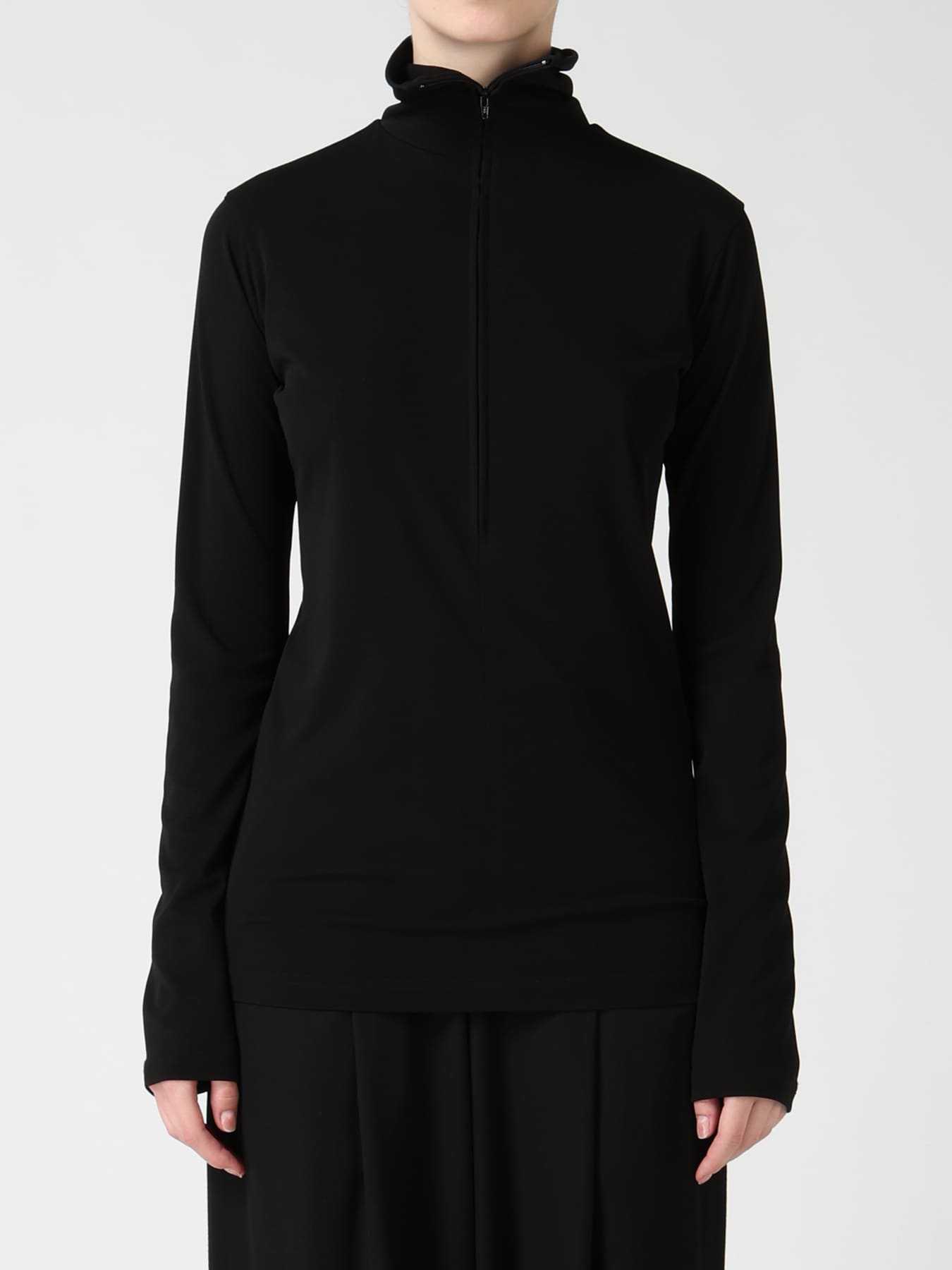 TA/PE DRY ZIP-UP HIGH NECK PULLOVER