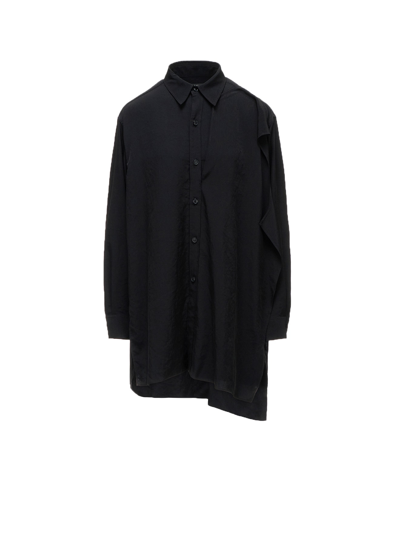 TA/PE CREPE DE CHINE FRONT DOUBLE CLOTH BLOUSE