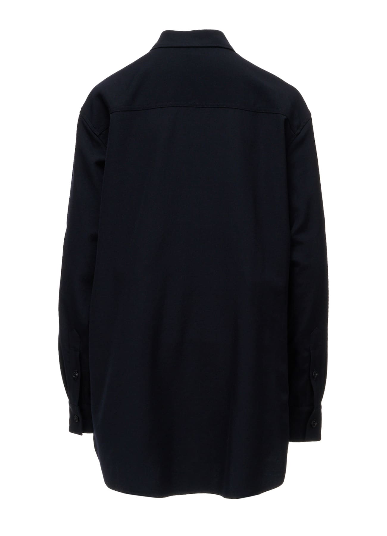 WOOL GABARDINE MILITARY SHIRT