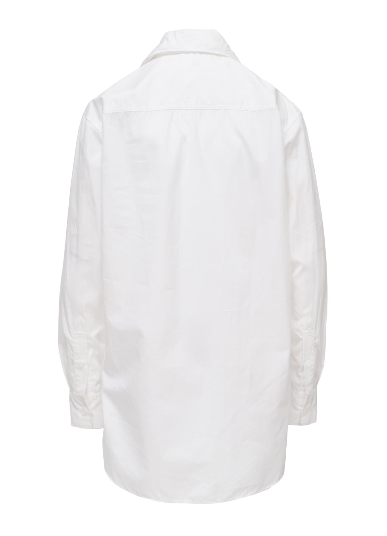 100/2 COTTON BROAD BOW COLLAR SHIRT