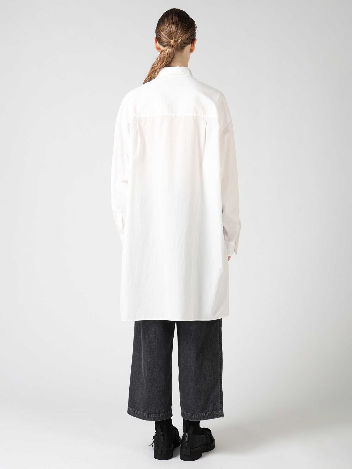 100/2 COTTON BROAD DOUBLE-LAYER BLOUSE