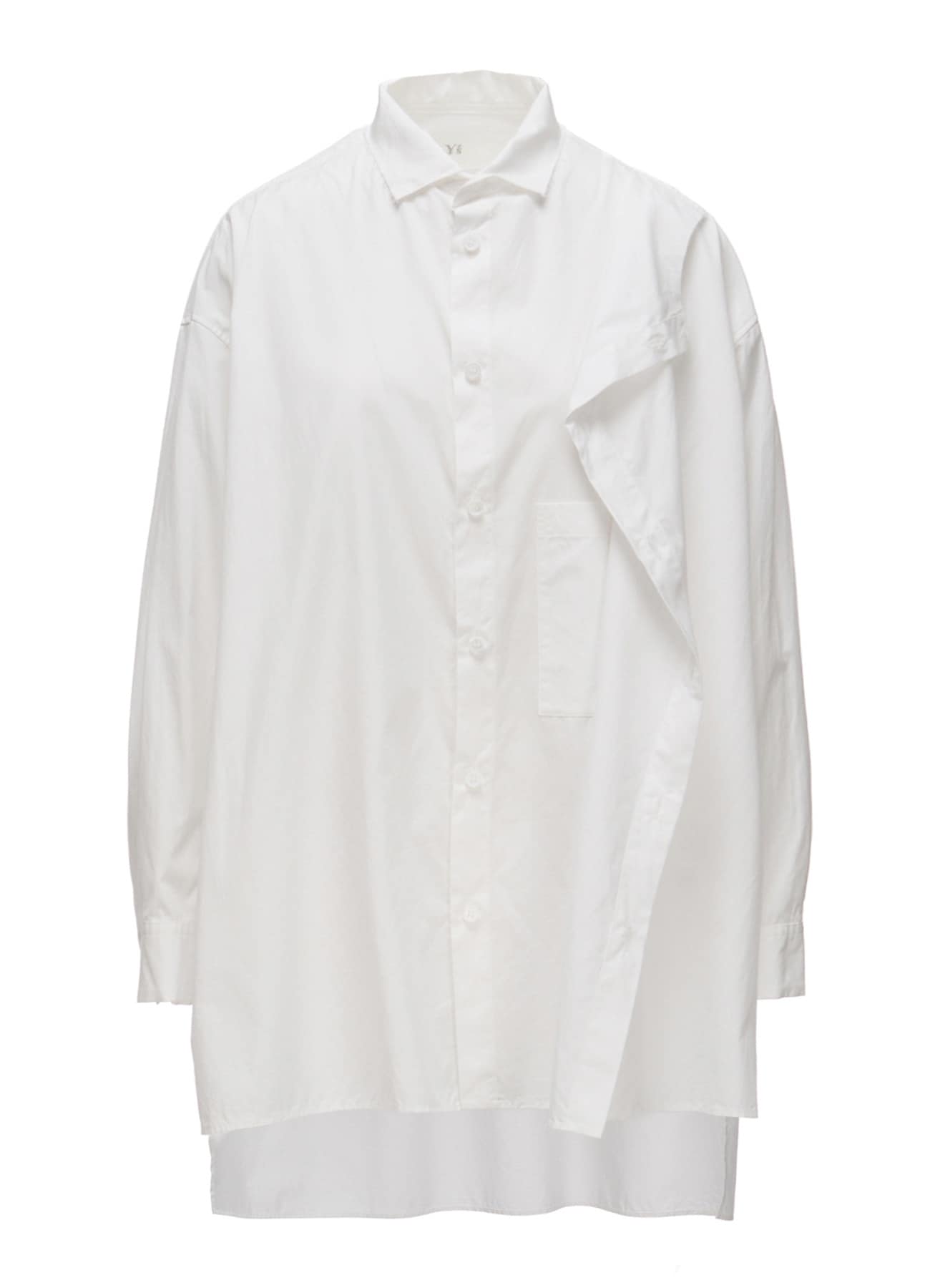 100/2 COTTON BROAD DOUBLE-LAYER BLOUSE