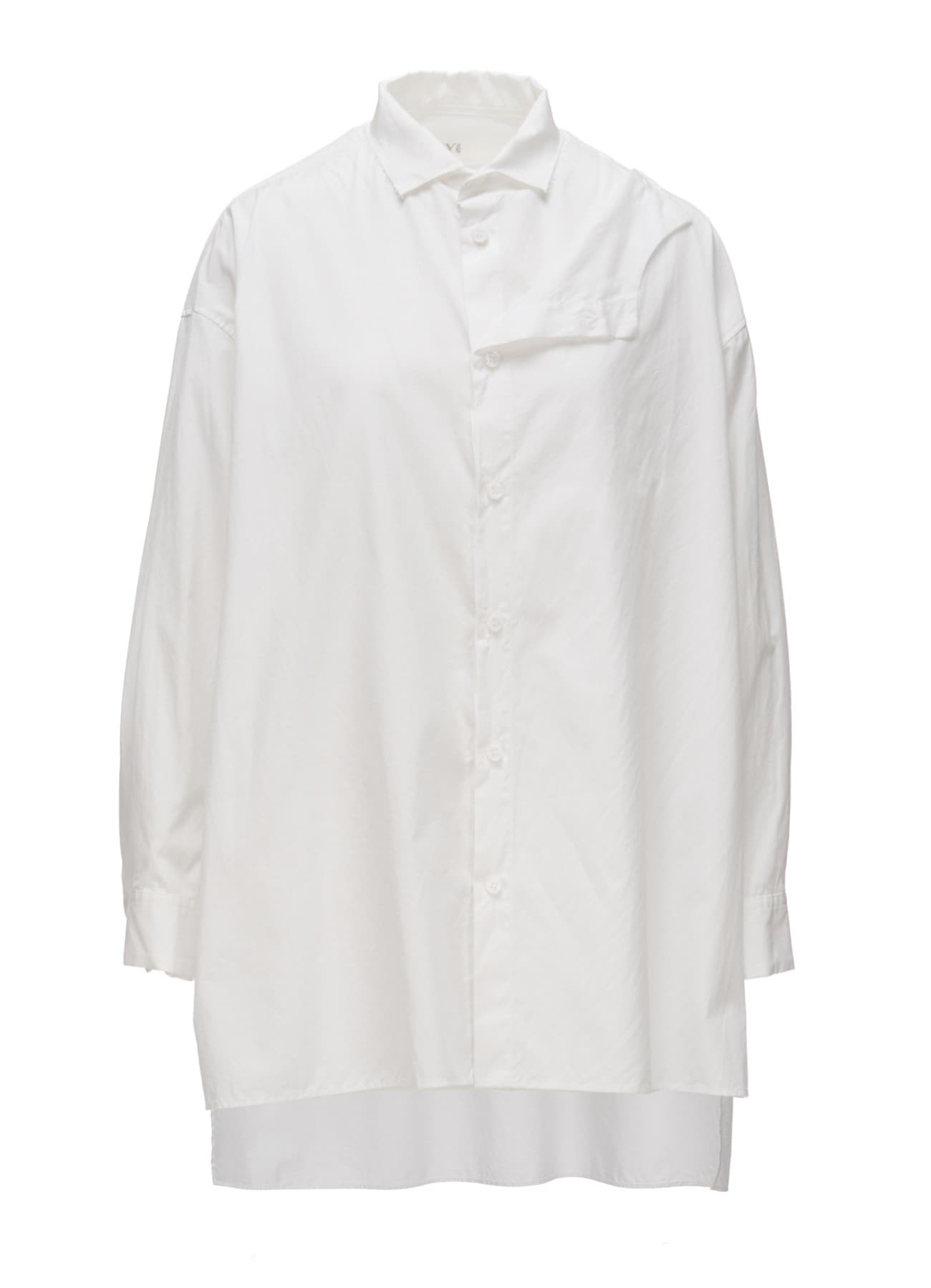 100/2 COTTON BROAD DOUBLE-LAYER BLOUSE