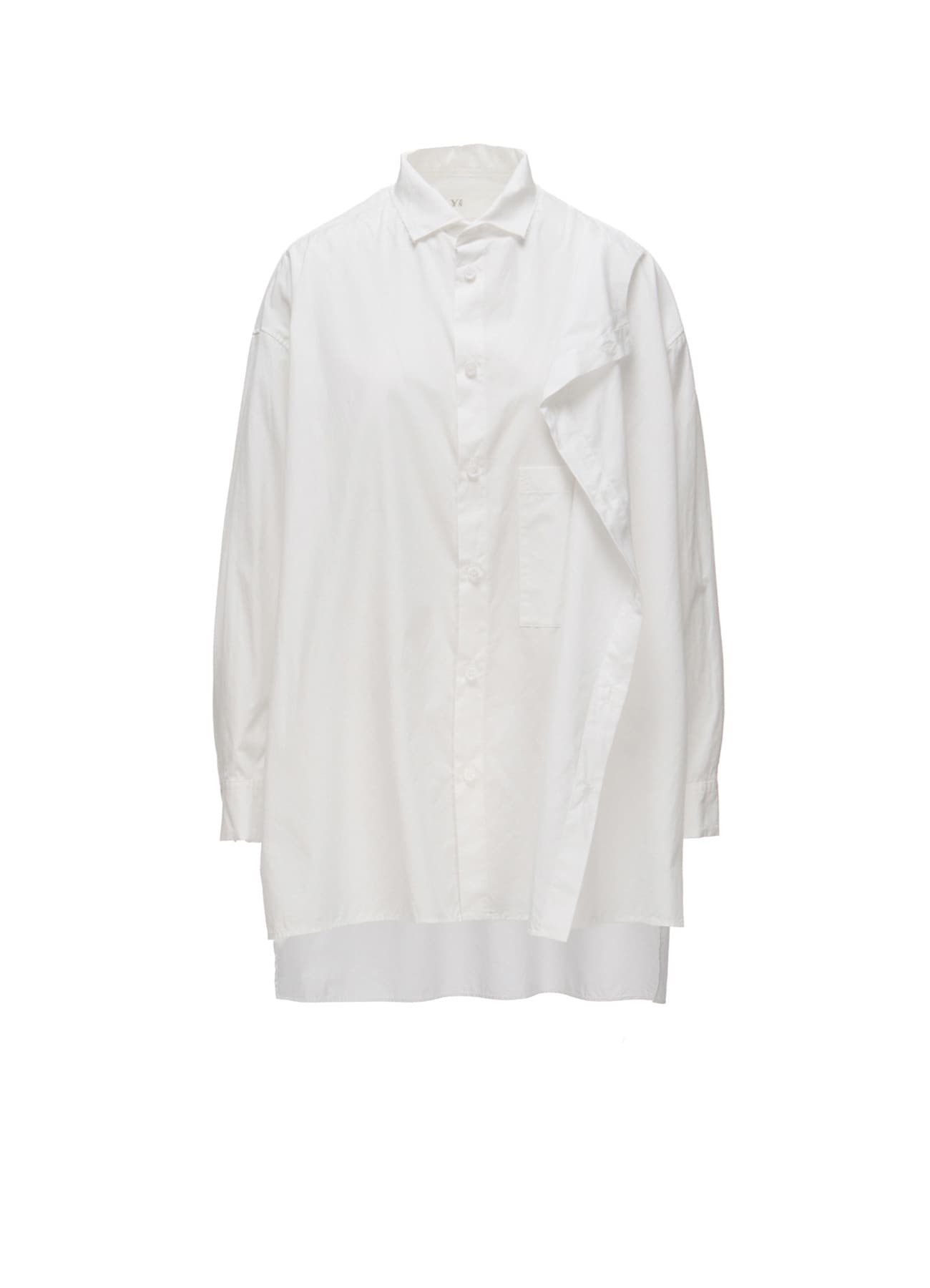 100/2 COTTON BROAD DOUBLE-LAYER BLOUSE