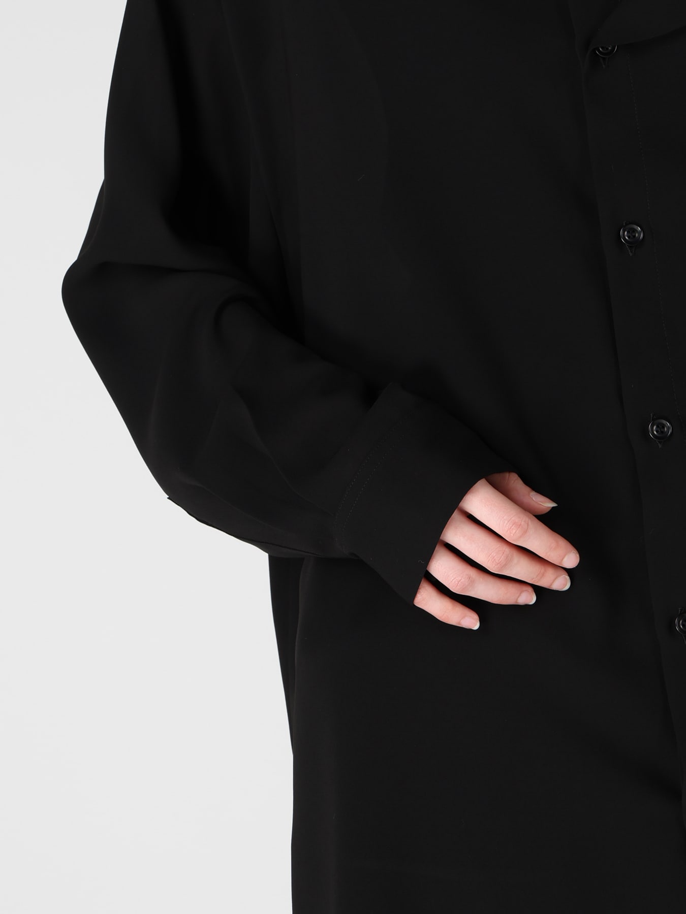 TA/PE GEORGETTE DOUBLE-LAYER BLOUSE