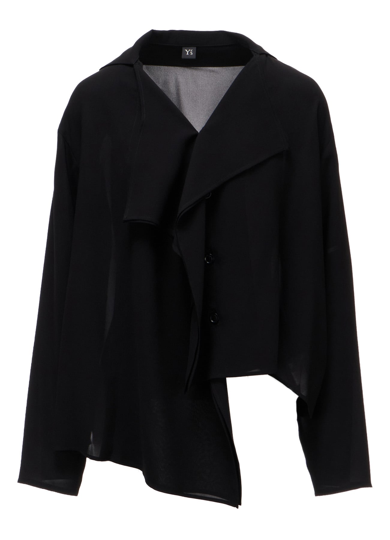 TA/PE GEORGETTE DRAPE BLOUSE