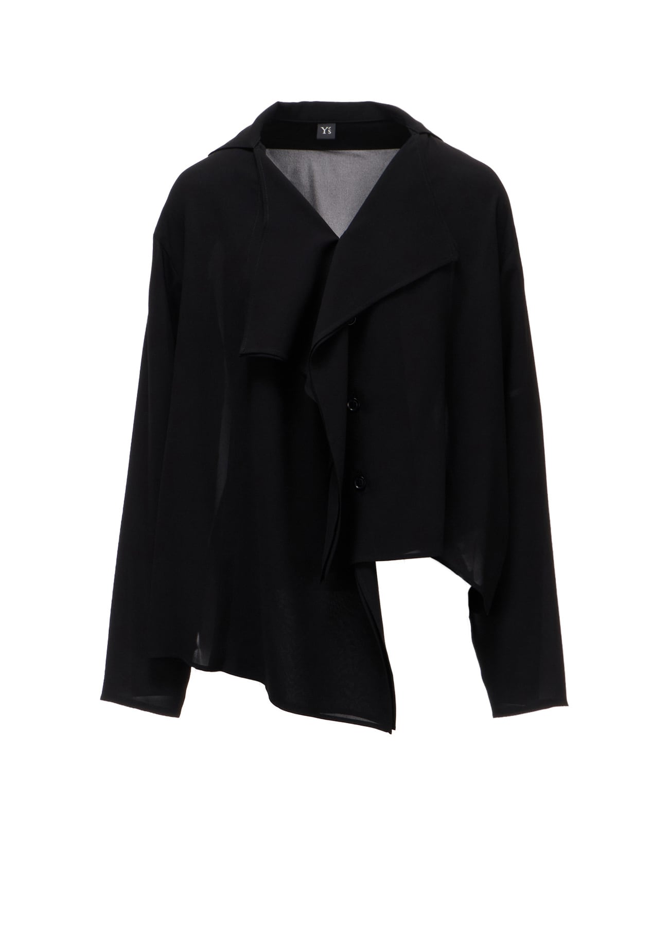 TA/PE GEORGETTE DRAPE BLOUSE