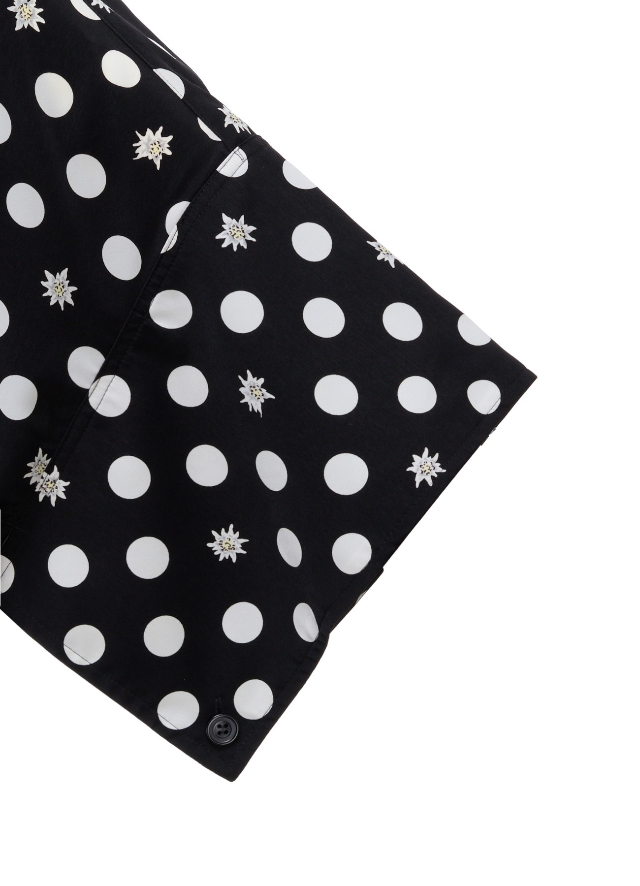 DOT FLOWER PRINT OVERSIZED BLOUSE