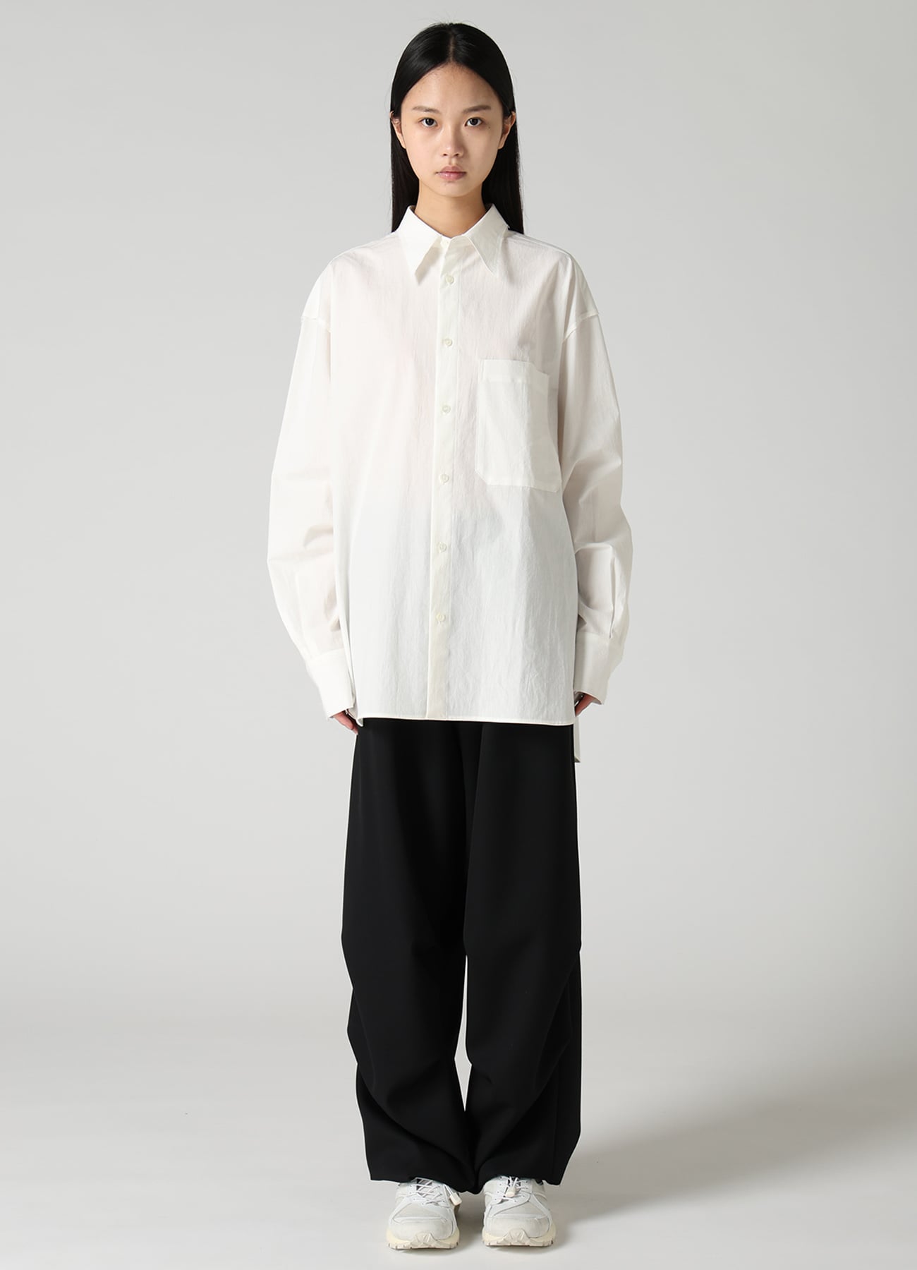 HARD-TWIST DOWNPROOF REGULAR COLLAR SHIRT