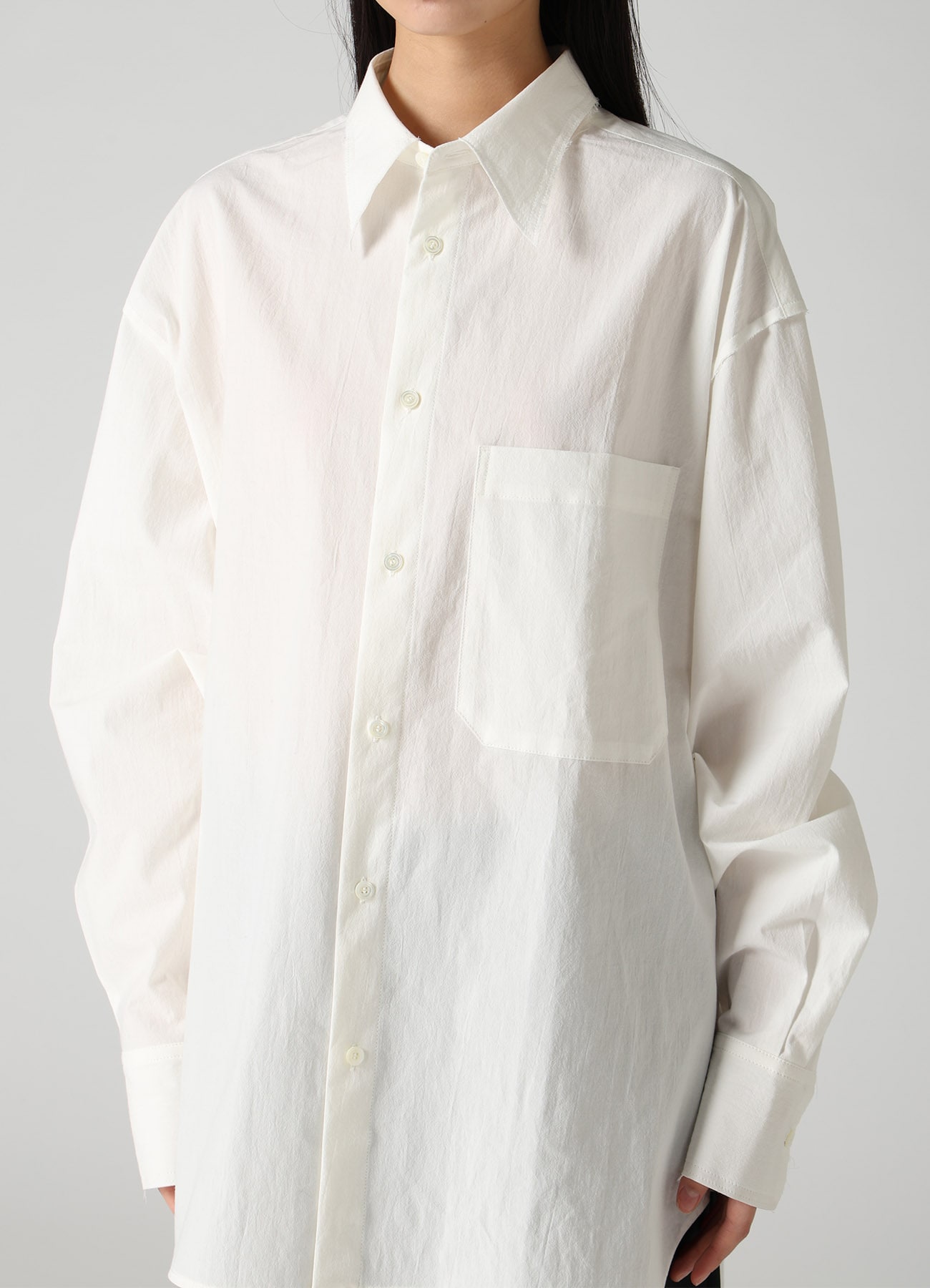 HARD-TWIST DOWNPROOF REGULAR COLLAR SHIRT