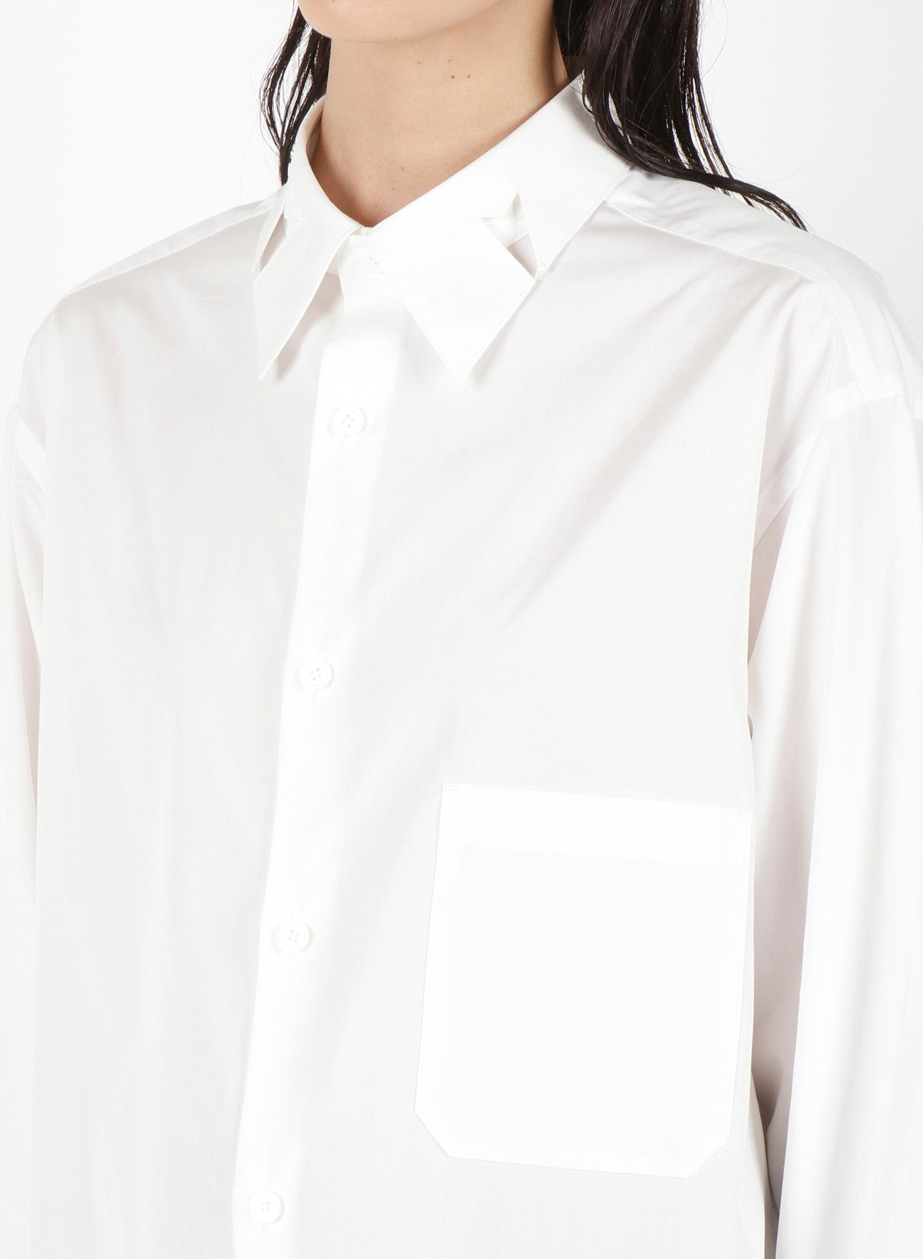 Y's BANG ON!No.143 Hollowed out Collar-shirts Type A Cotton broad