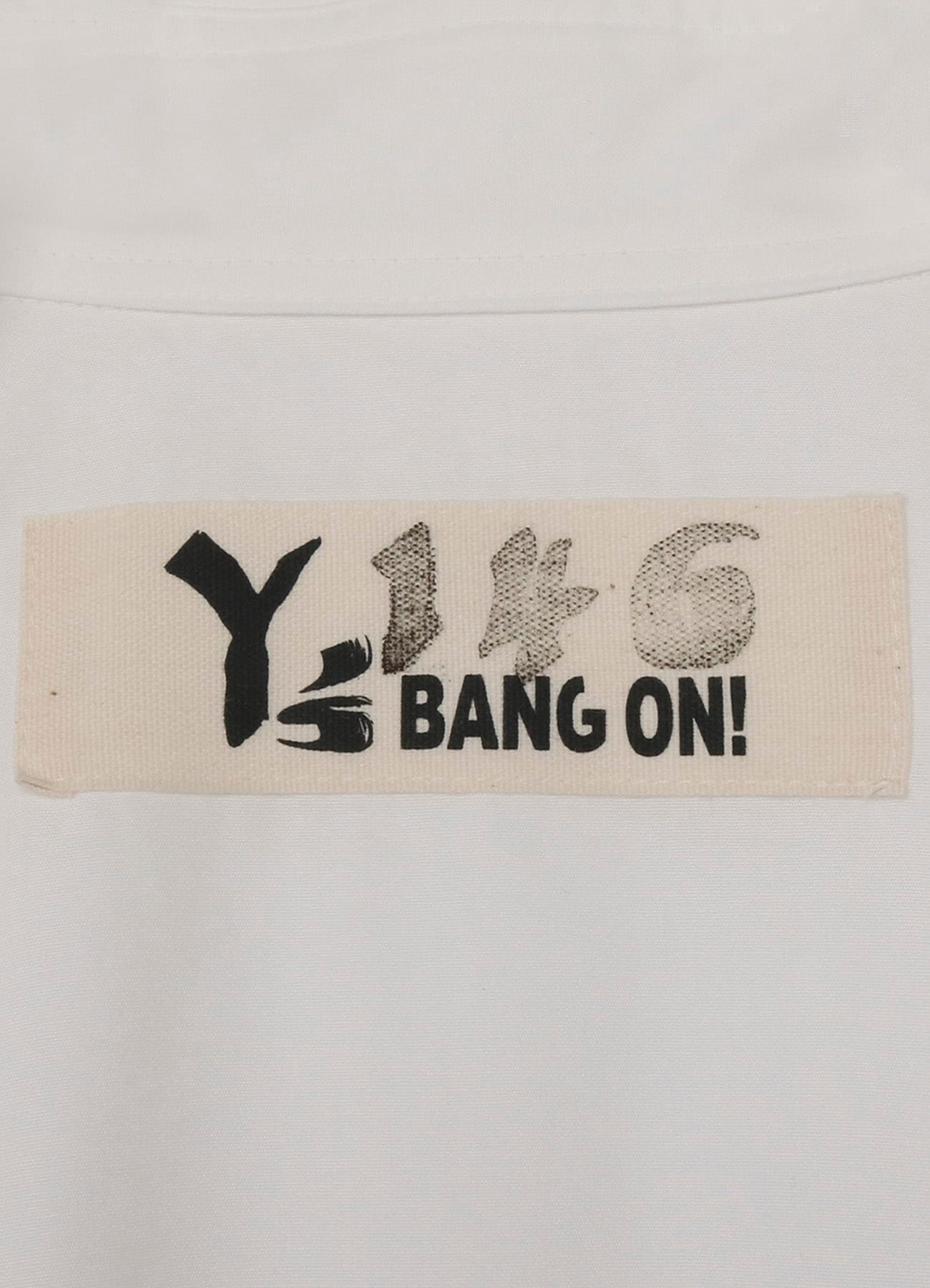 Y's BANG ON!No.146 Epaulette-shirts Cotton broad