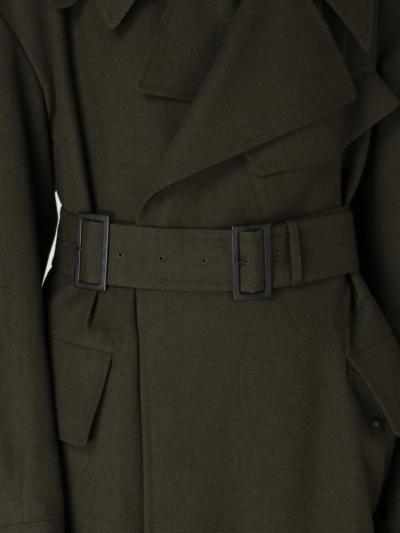OLD MILITARY SERGE MOTO COAT