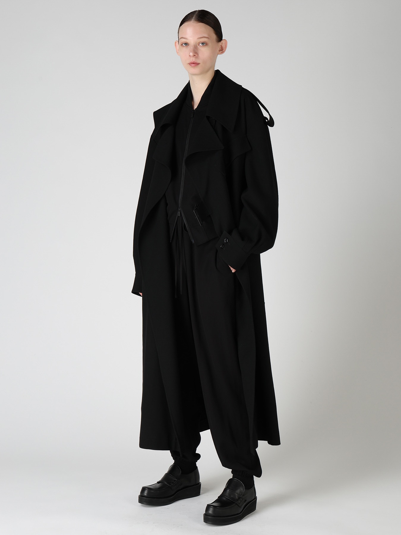 OLD MILITARY SERGE MOTO COAT