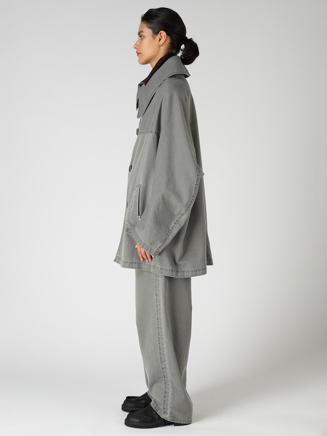 COTTON CHINO CLOTH SHORT COAT