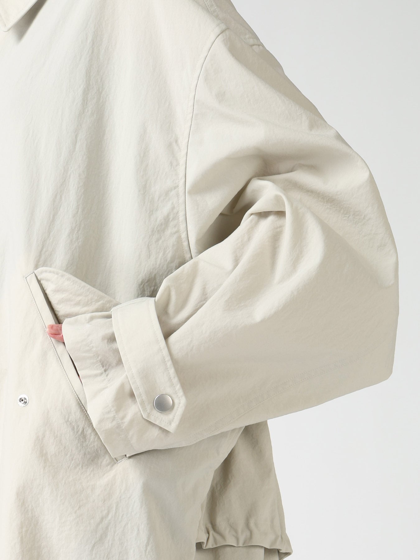 NY/ TASLAN OXFORD BACK TIERED COAT