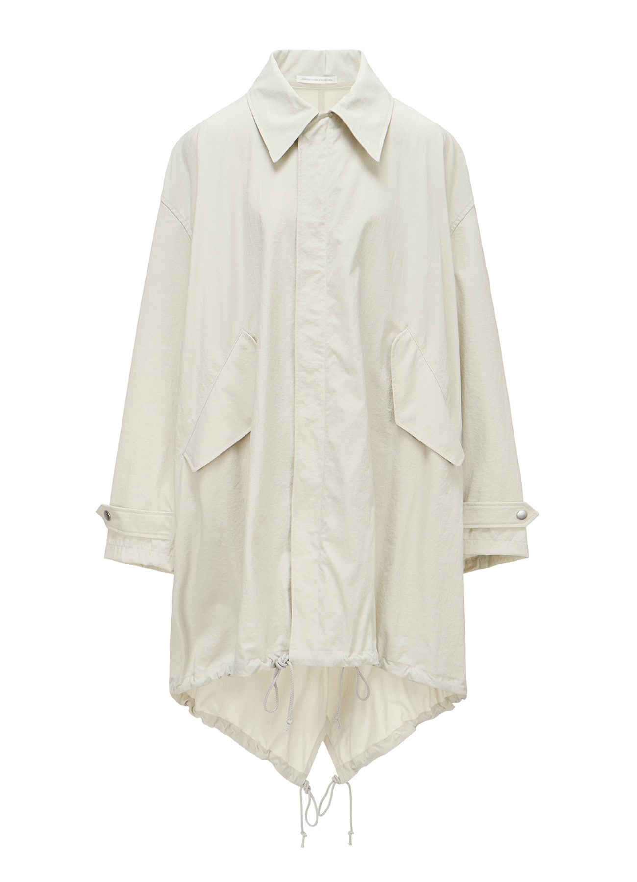 NY/ TASLAN OXFORD BACK TIERED COAT