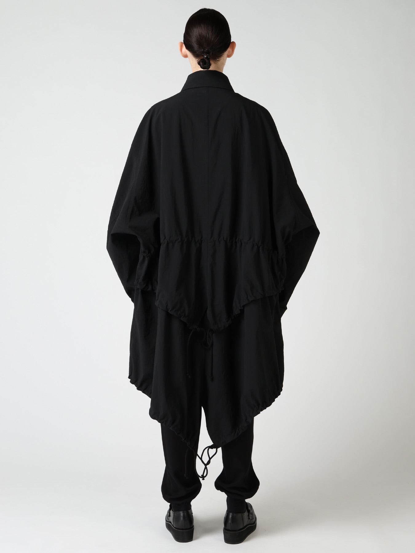 NY/ TASLAN OXFORD BACK TIERED COAT