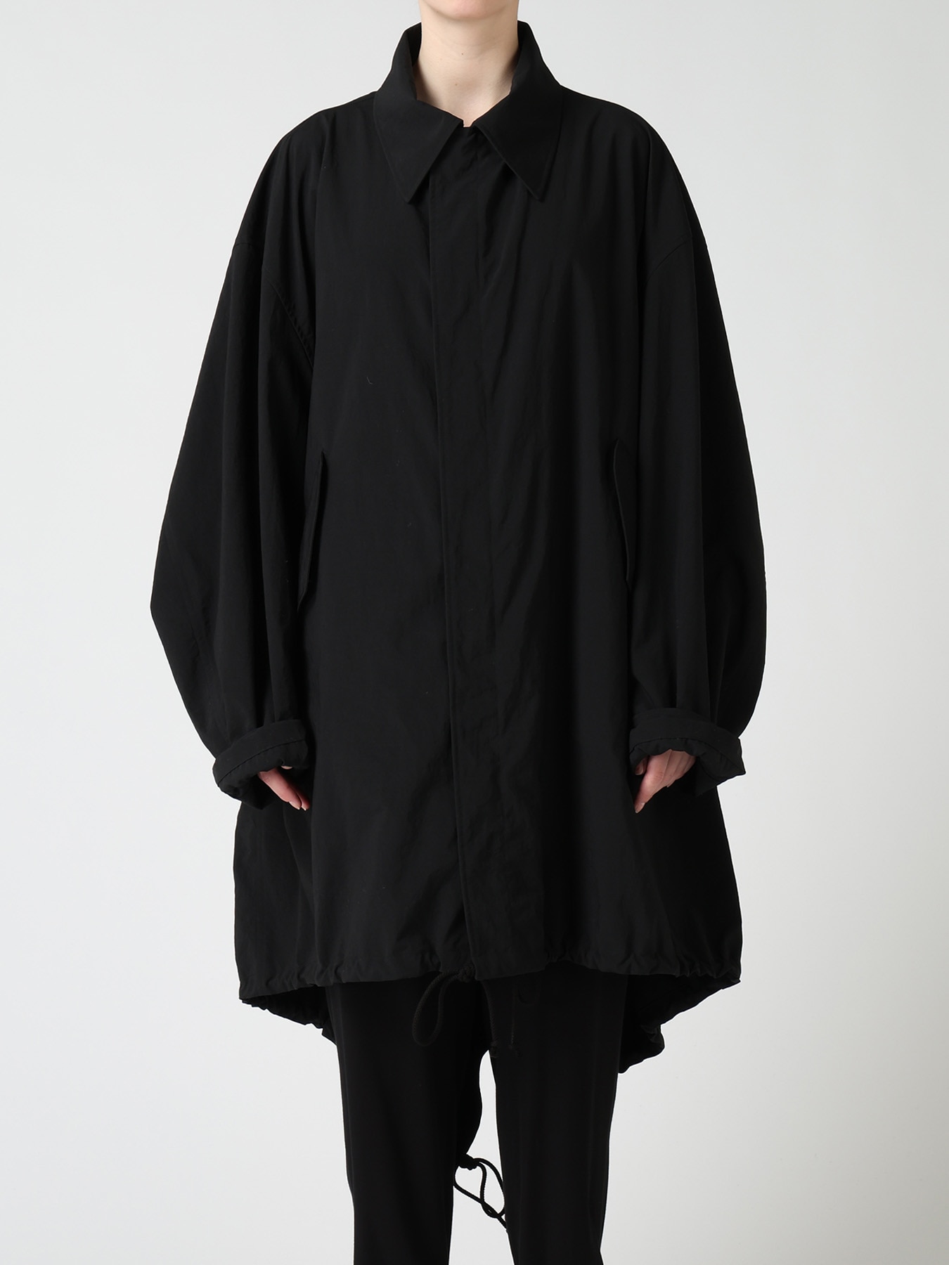 NY/ TASLAN OXFORD BACK TIERED COAT