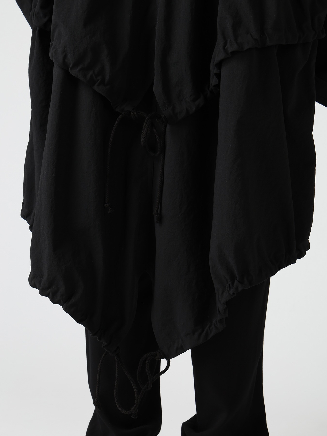 NY/ TASLAN OXFORD BACK TIERED COAT