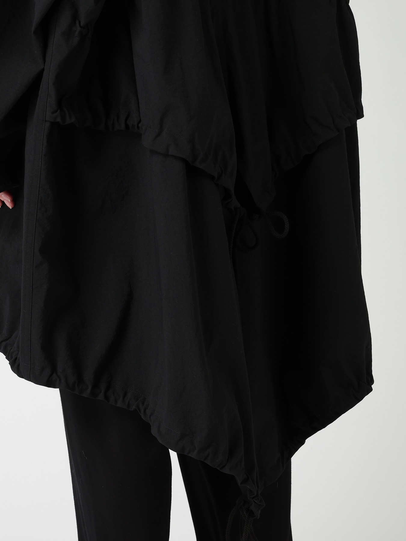 NY/ TASLAN OXFORD BACK TIERED COAT