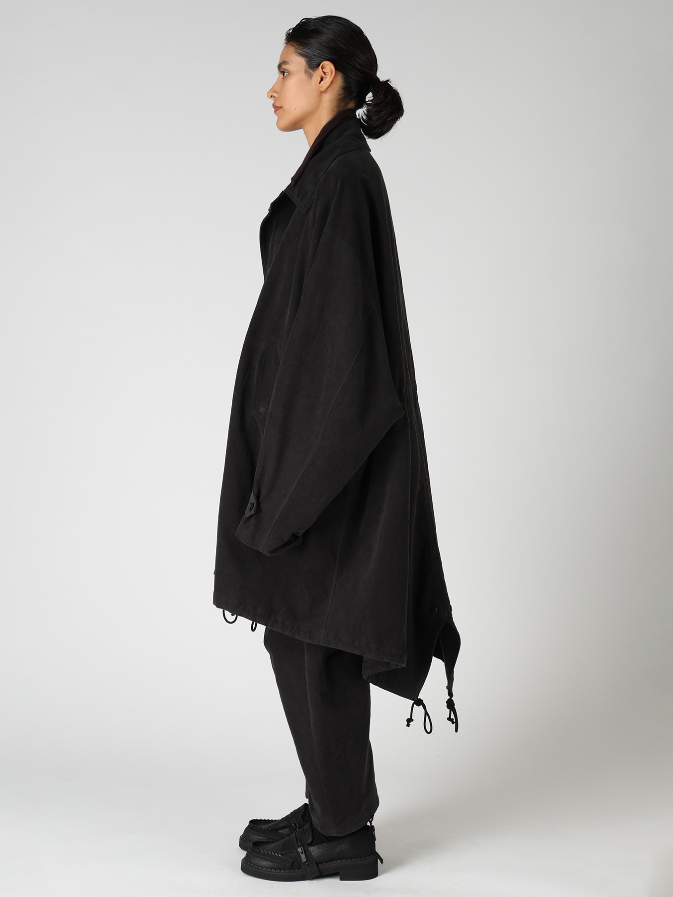 COTTON SUEDE MODS COAT