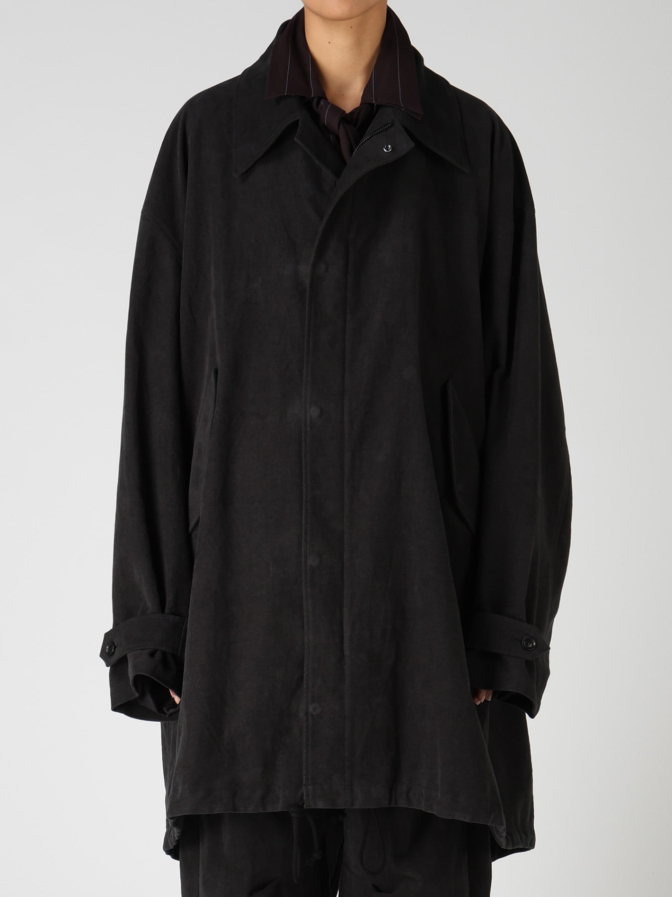 COTTON SUEDE MODS COAT