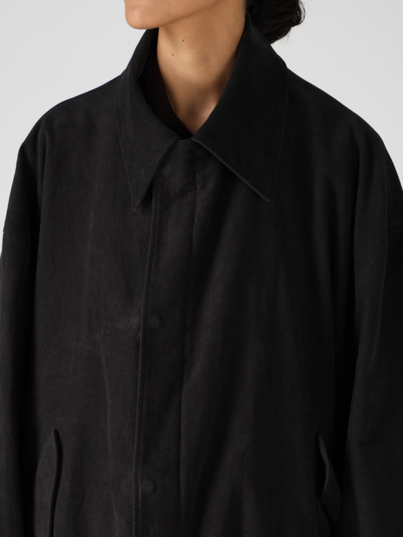 COTTON SUEDE MODS COAT