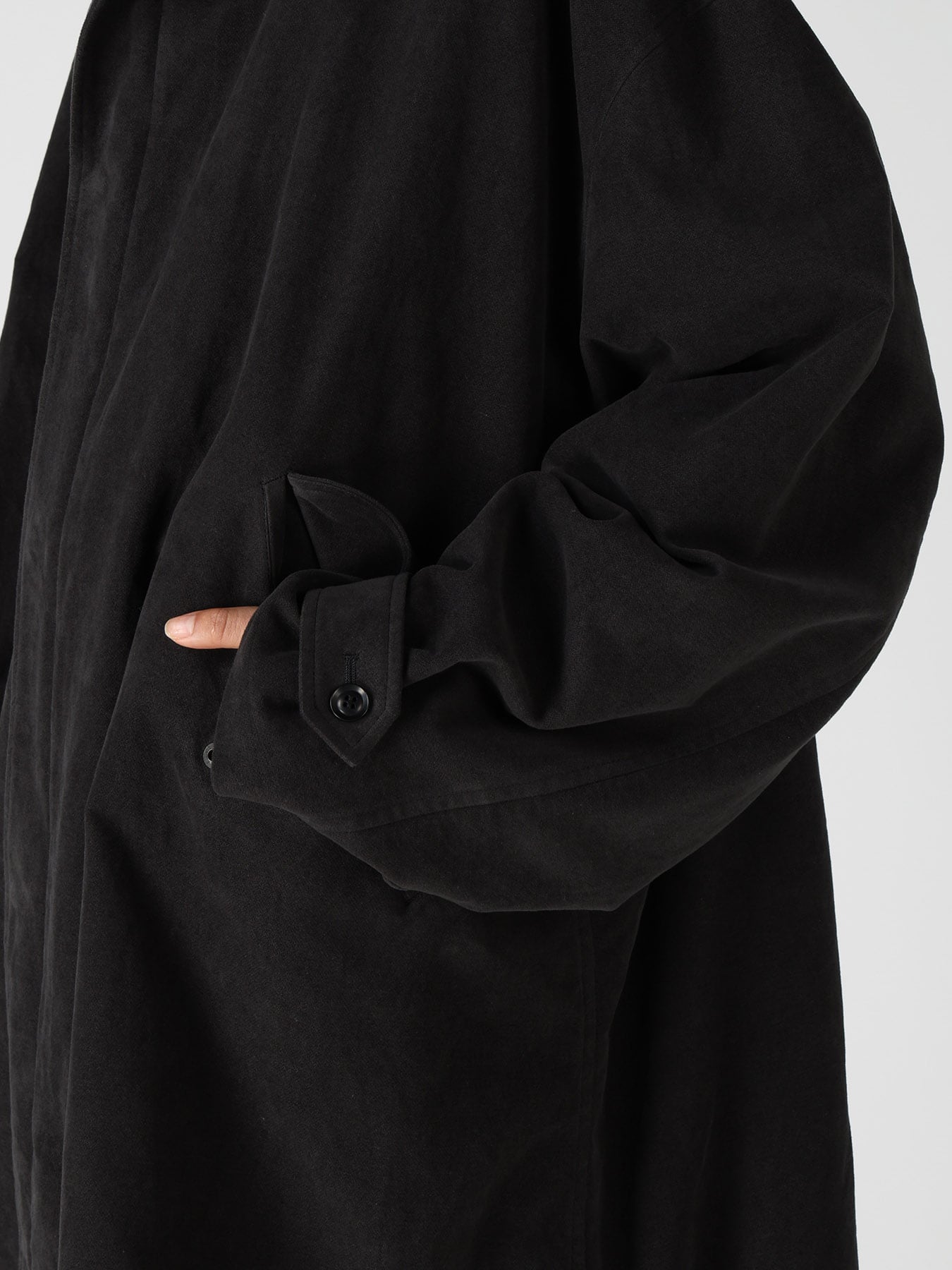COTTON SUEDE MODS COAT