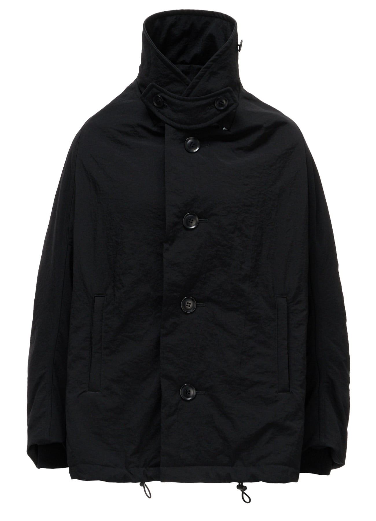 NYLON PADDED TASLAN OXFORD ARRANGED 3/4 SLEEVE COAT