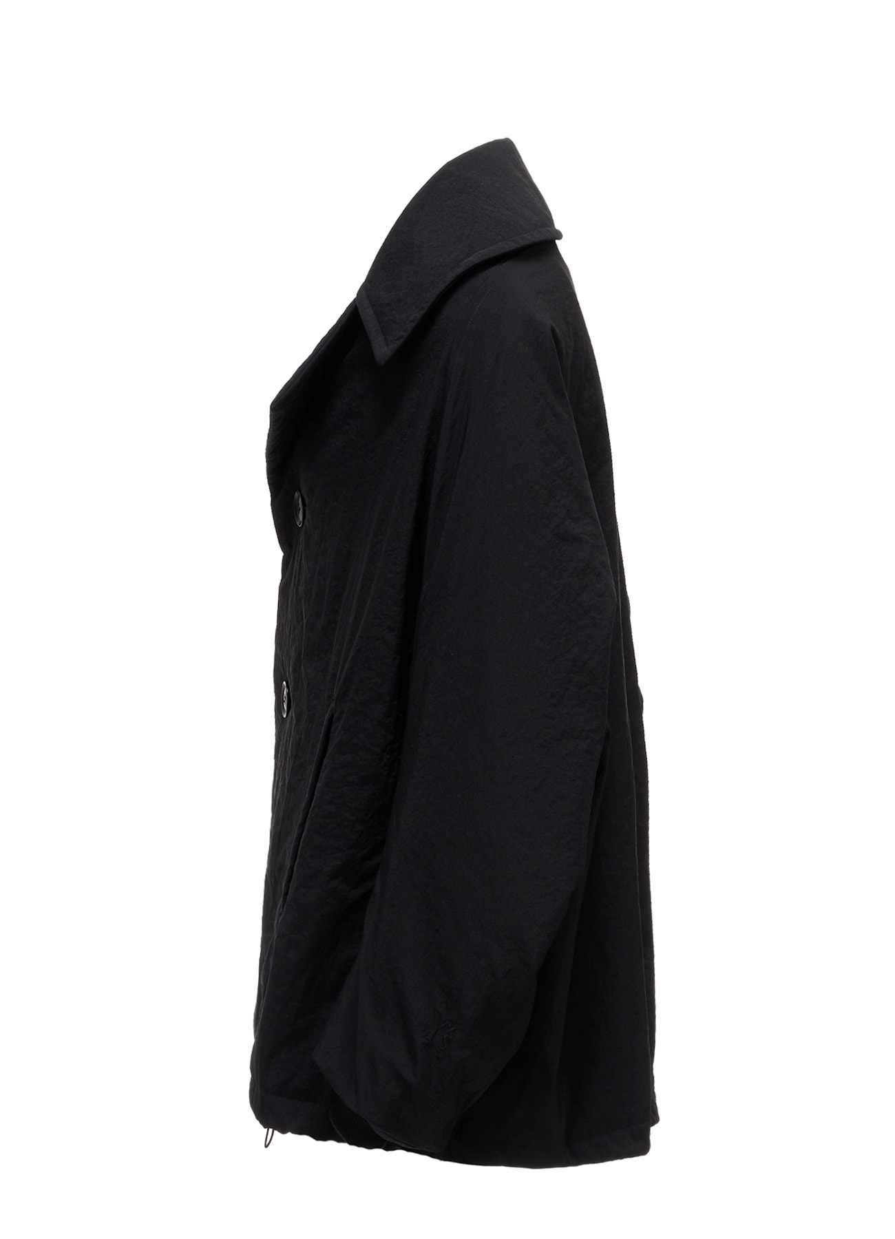 NYLON PADDED TASLAN OXFORD ARRANGED 3/4 SLEEVE COAT